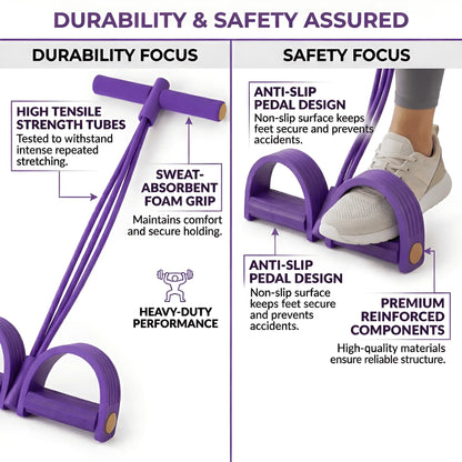 Full Body Workout Resistance Band Pedal