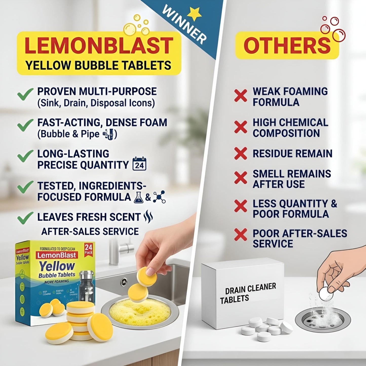 LemonBlast Tablets - 24pc