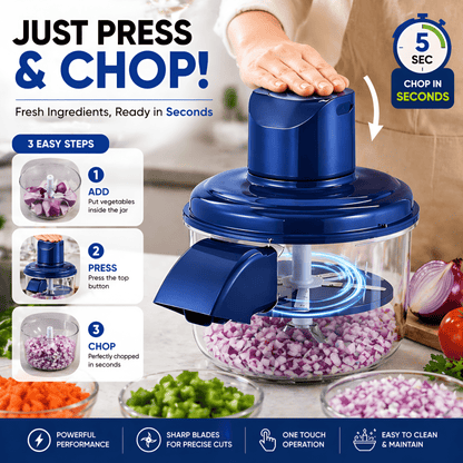 Rechargeable Electric Vegetable Chopper