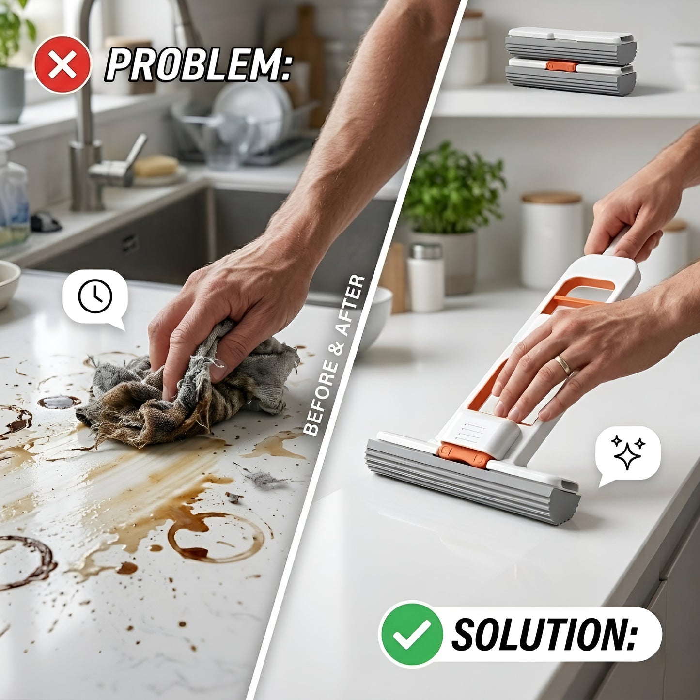 Mini Foldable Desktop Mop
