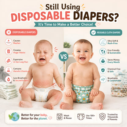 Premium Reusable Cloth Diaper