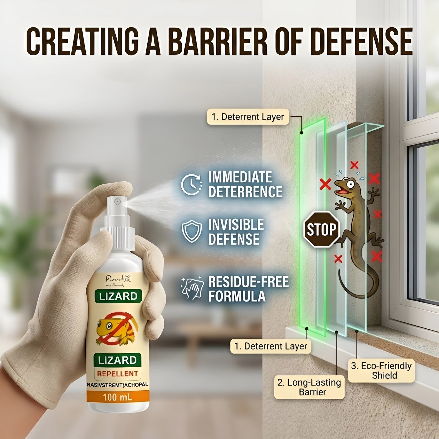 Lizard Repellent Spray 100Ml